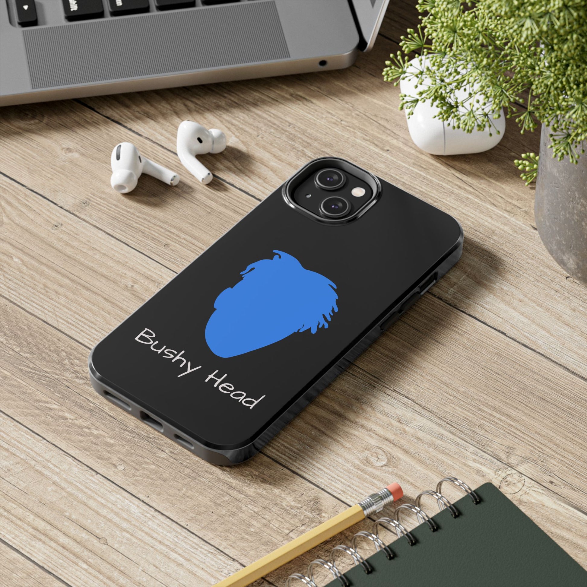 Bushy Head Tough Phone Case - Stylish Protection for Trendsetters