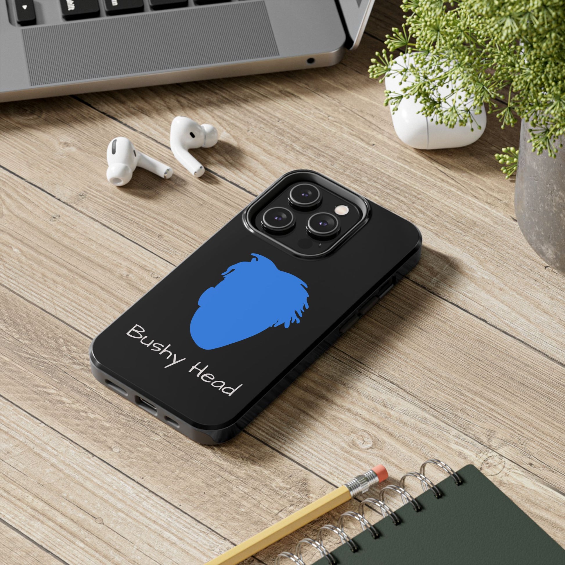 Bushy Head Tough Phone Case - Stylish Protection for Trendsetters