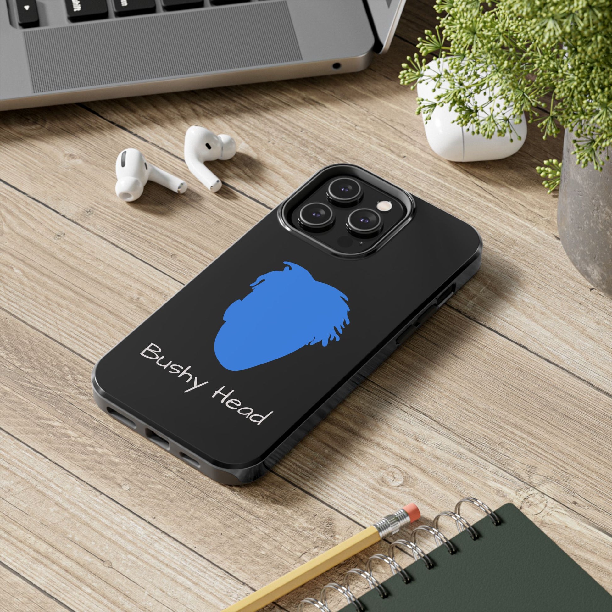 Bushy Head Tough Phone Case - Stylish Protection for Trendsetters