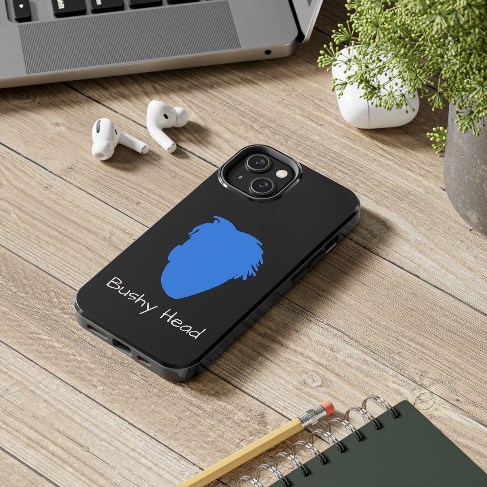 Bushy Head Tough Phone Case - Stylish Protection for Trendsetters