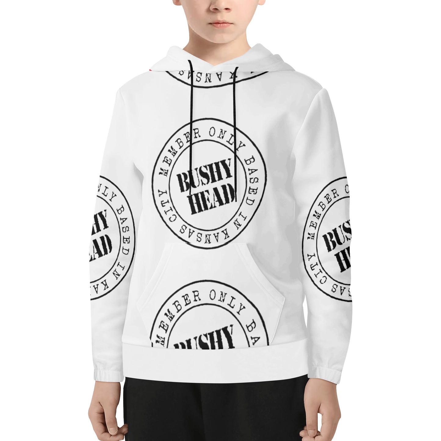 Bushy Head Member Lightweight All Over Printing Hoodie Sweatshirt