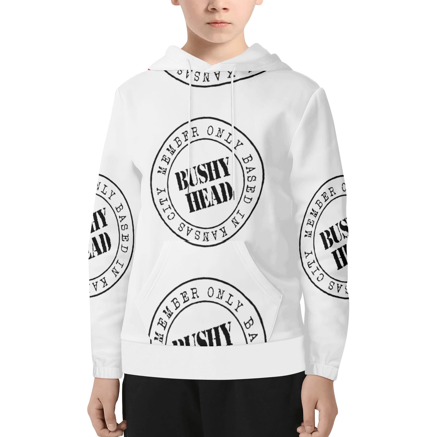 Bushy Head Member Lightweight All Over Printing Hoodie Sweatshirt