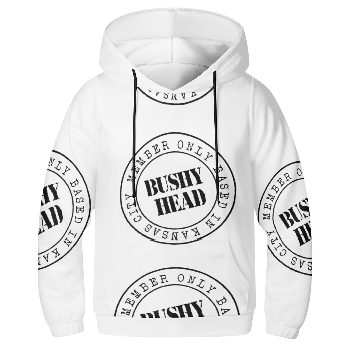 Bushy Head Member Lightweight All Over Printing Hoodie Sweatshirt