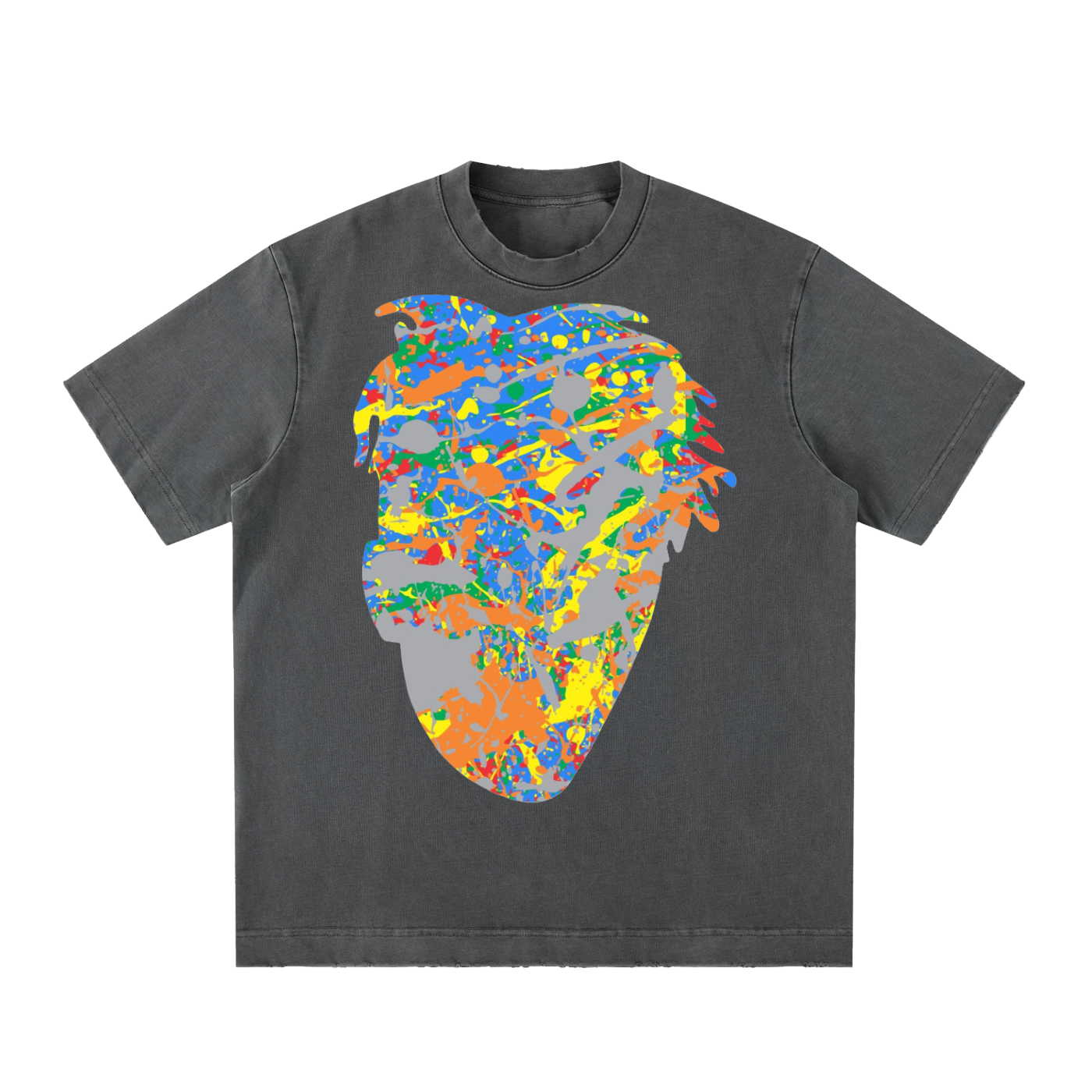 BH Heavyweight Vintage Washed Frayed T-Shirt