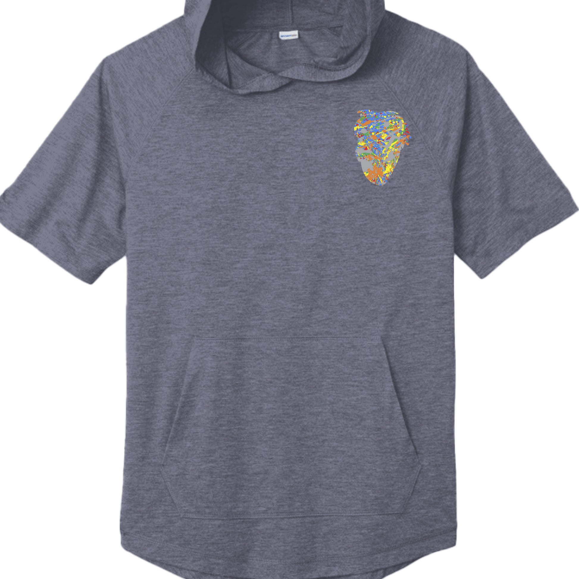 True Navy Hthr - FRONT
